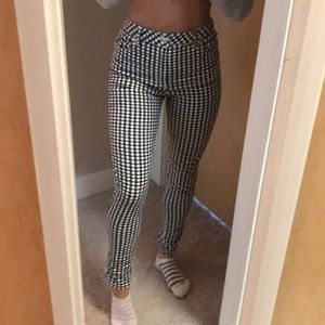 Gingham Trouser Pants